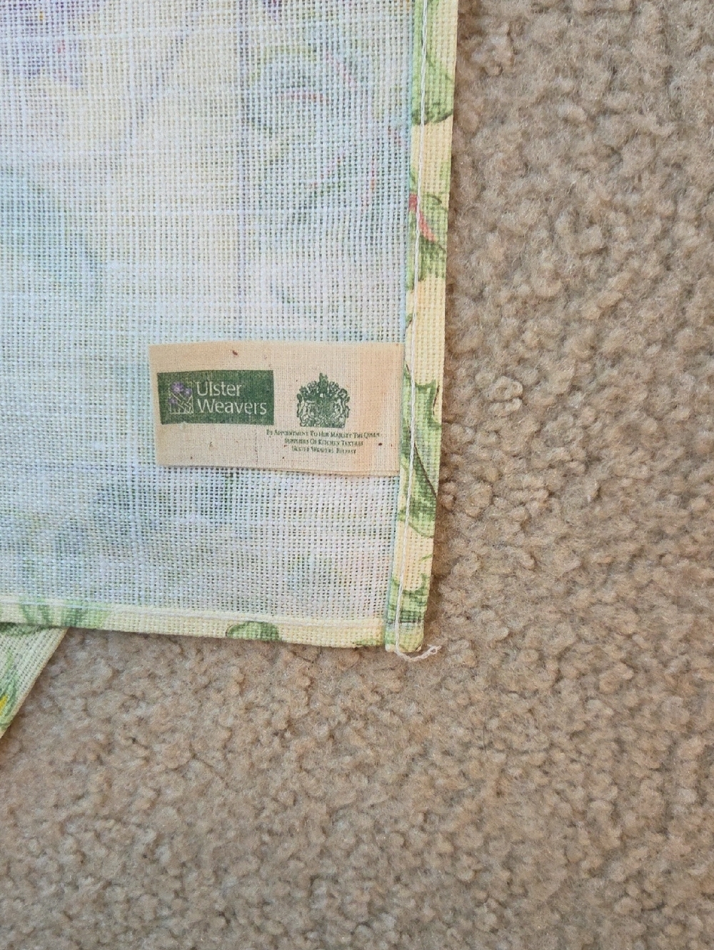 Vintage Irish Linen Tea Towel - Picture 7 of 9